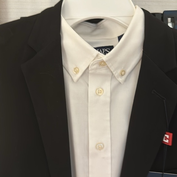 NWT - Boy’s Chaps Buttoned Down White LS Dress Shirt - Size: Large 14/16 Boys - Picture 3 of 5